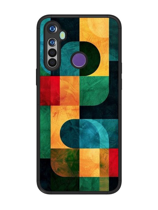 Geometric Harmony Glossy Soft Edge Case for Realme 5 Chachhi