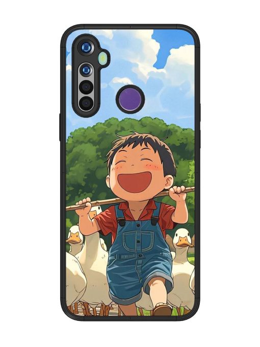 Duck Parade Glossy Soft Edge Case for Realme 5 Chachhi