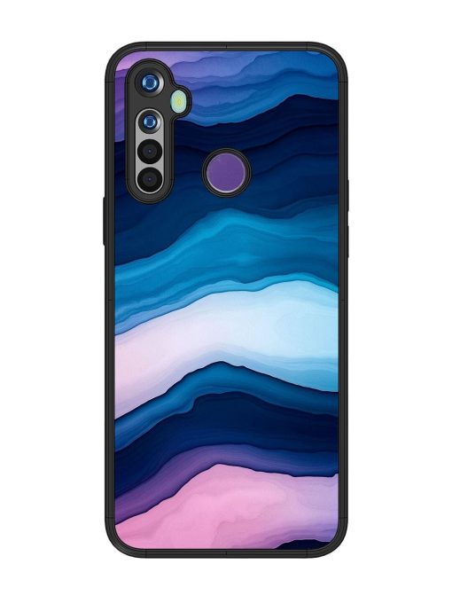 Oceanic Layers Glossy Soft Edge Case for Realme 5 Chachhi