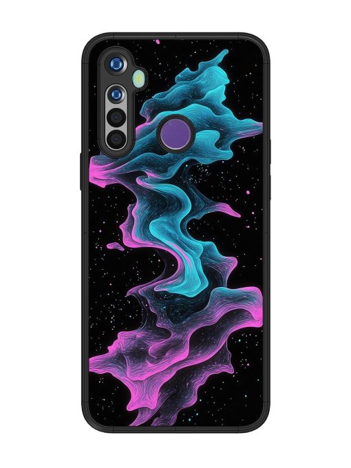 Cosmic Currents Glossy Soft Edge Case for Realme 5 Chachhi