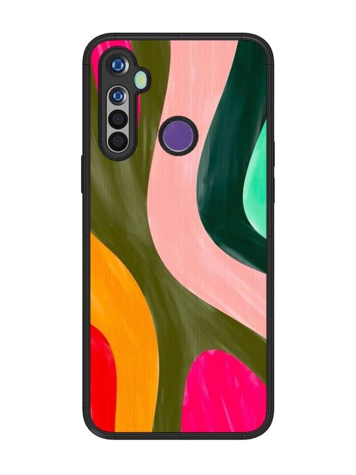 Wavy Wonder Glossy Soft Edge Case for Realme 5 Chachhi