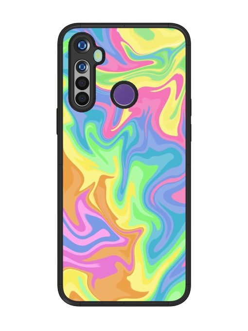 Whimsical Swirl Glossy Soft Edge Case for Realme 5 Chachhi