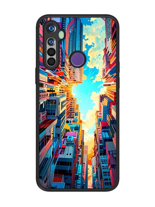 Skyward City Glossy Soft Edge Case for Realme 5 Chachhi