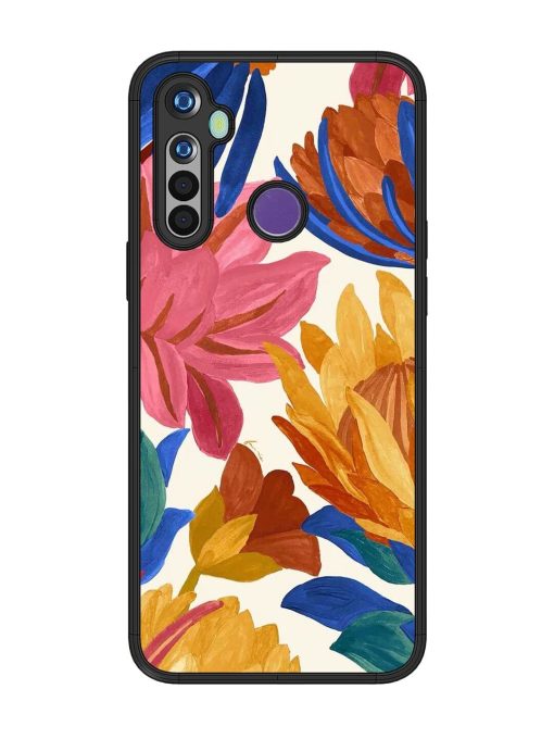 Blooming Tapestry Glossy Soft Edge Case for Realme 5 Chachhi