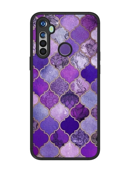 Purple Mosaic Magic Glossy Soft Edge Case for Realme 5 Chachhi