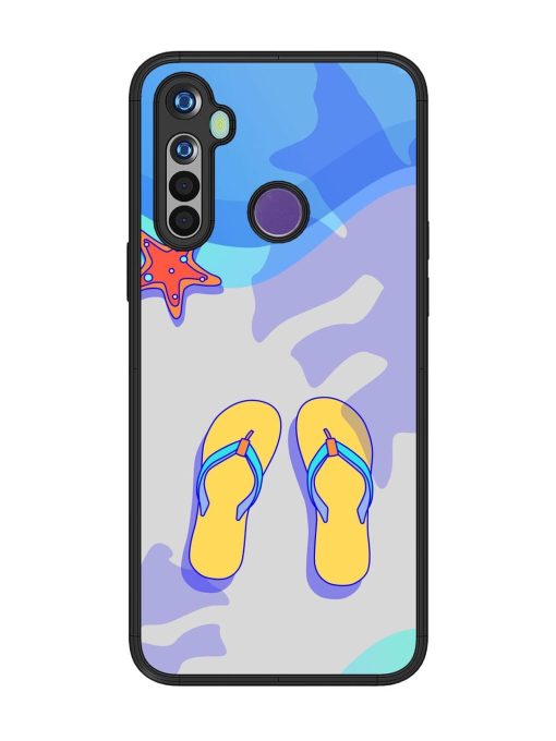 Sandy Toes And Salty Seas Glossy Soft Edge Case for Realme 5 Chachhi