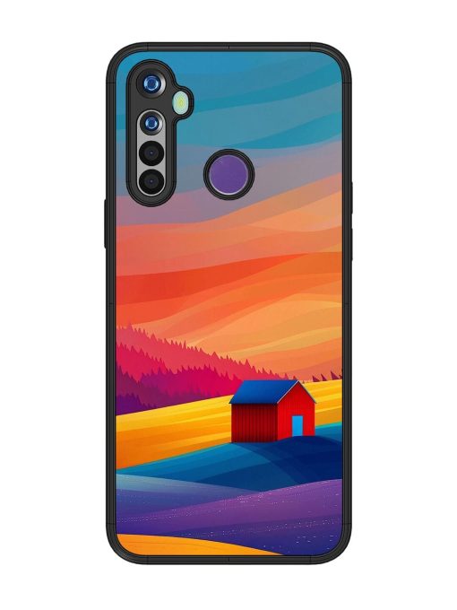 Sunset Solitude Glossy Soft Edge Case for Realme 5 Chachhi