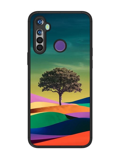 Rainbow'S Lone Sentinel Glossy Soft Edge Case for Realme 5 Chachhi