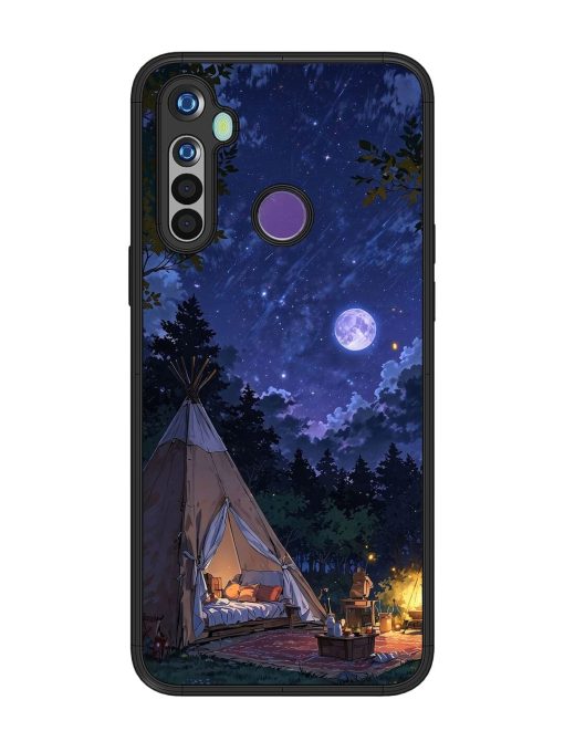 Moonlight Camping Glossy Soft Edge Case for Realme 5 Chachhi