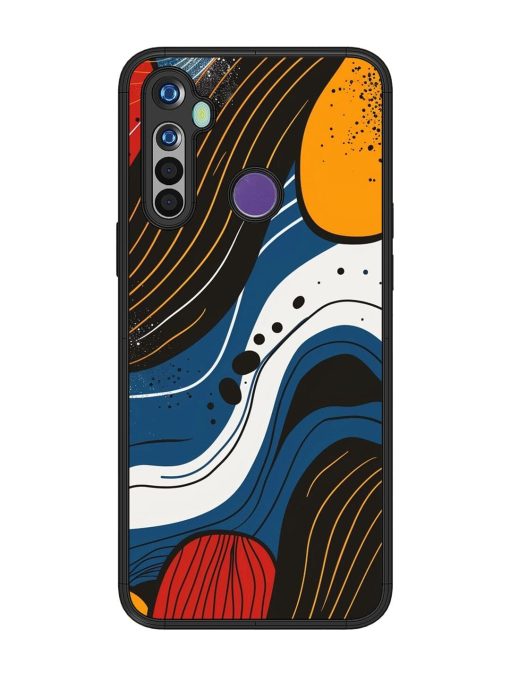 Abstract Expression Glossy Soft Edge Case for Realme 5 Chachhi