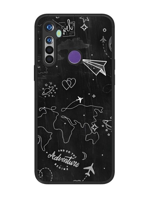 Wanderlust Sketchbook Glossy Soft Edge Case for Realme 5 Chachhi