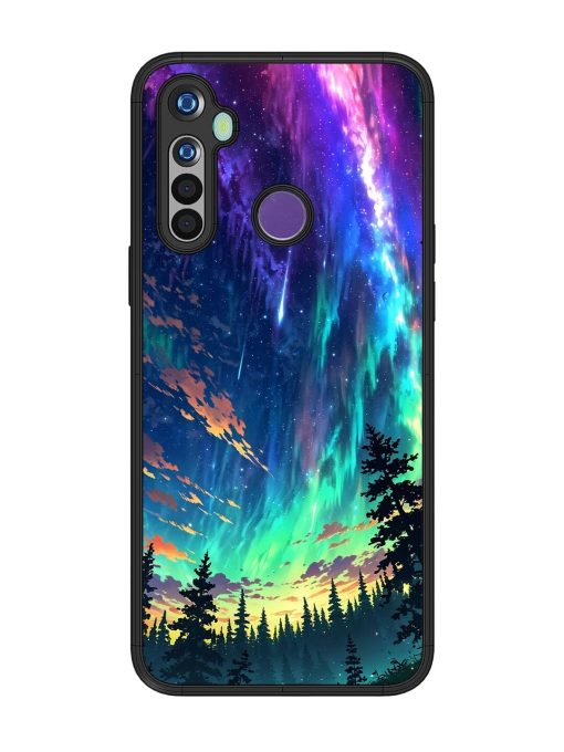 Cosmic Canvas Glossy Soft Edge Case for Realme 5 Chachhi