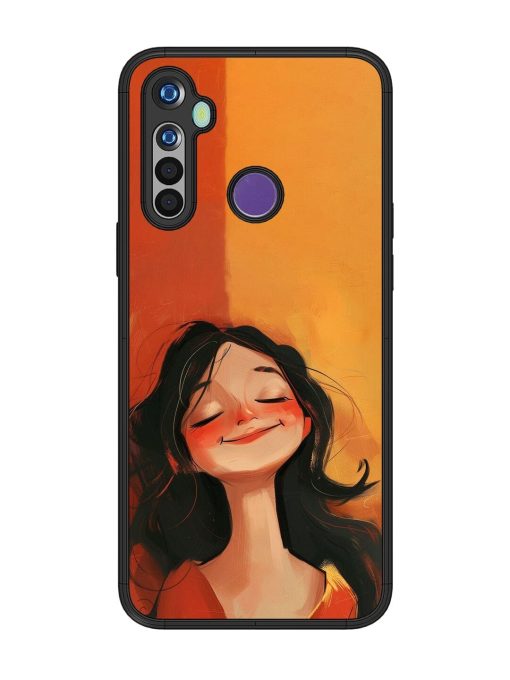 Neon Girl Glossy Soft Edge Case for Realme 5 Chachhi