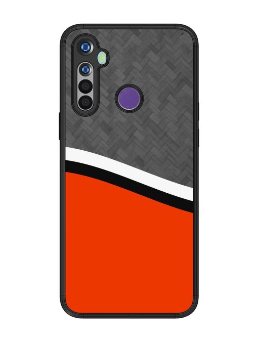 Bold Contrast Glossy Soft Edge Case for Realme 5 Chachhi