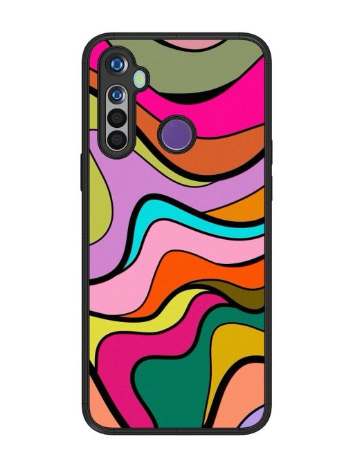 Wavy Wonder Glossy Soft Edge Case for Realme 5 Chachhi