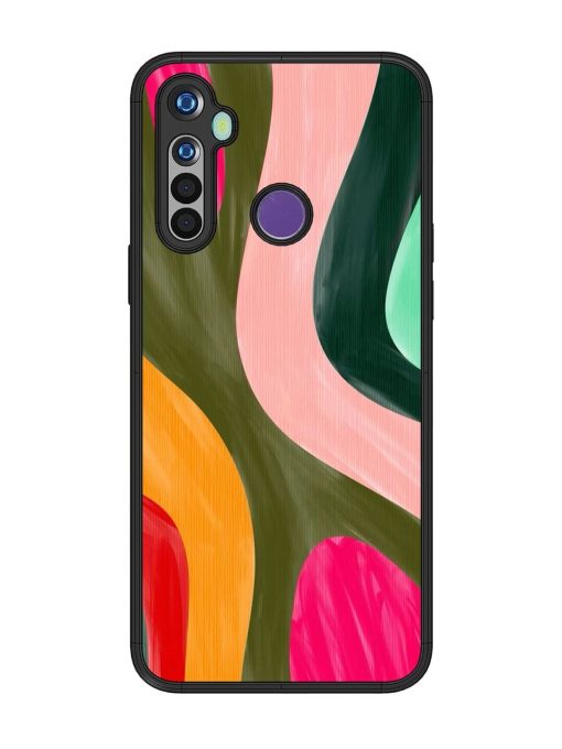 Wavy Wonderland Glossy Soft Edge Case for Realme 5 Chachhi