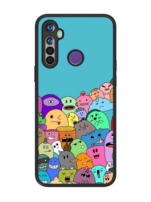 Monster Mash Glossy Soft Edge Case for Realme 5 Chachhi