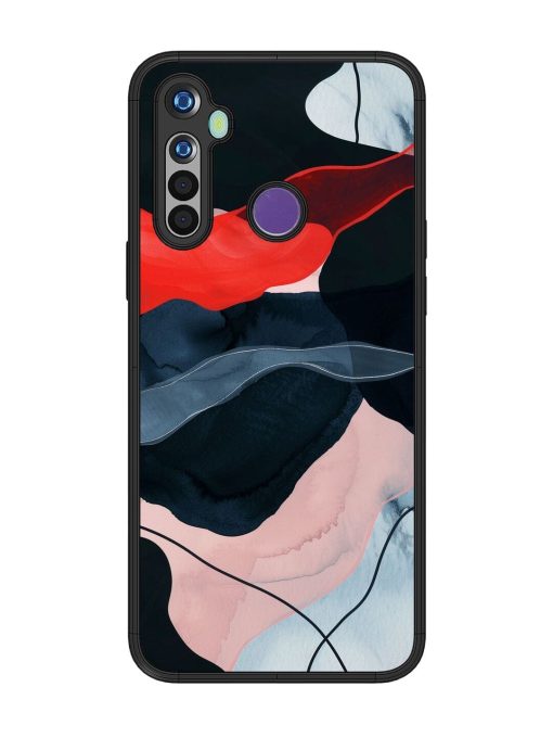 Dark Currents Glossy Soft Edge Case for Realme 5 Chachhi