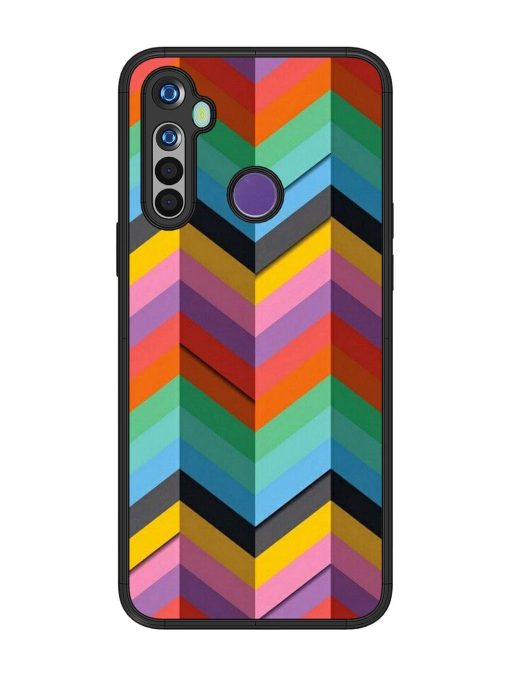 Colorful Zigzag Glossy Soft Edge Case for Realme 5 Chachhi