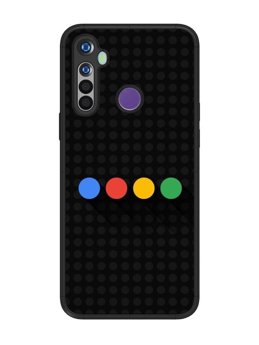 Google Dots Glossy Soft Edge Case for Realme 5 Chachhi