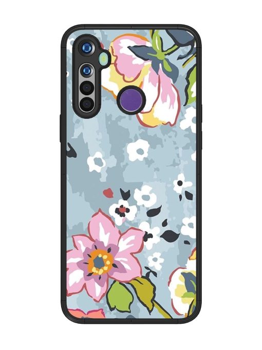 Floral Fantasy Glossy Soft Edge Case for Realme 5 Chachhi