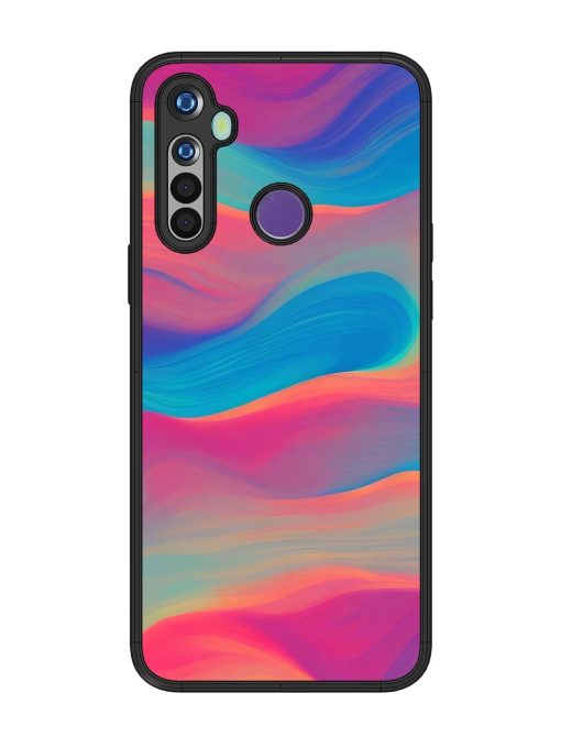 Wavy Wonder Glossy Soft Edge Case for Realme 5 Chachhi