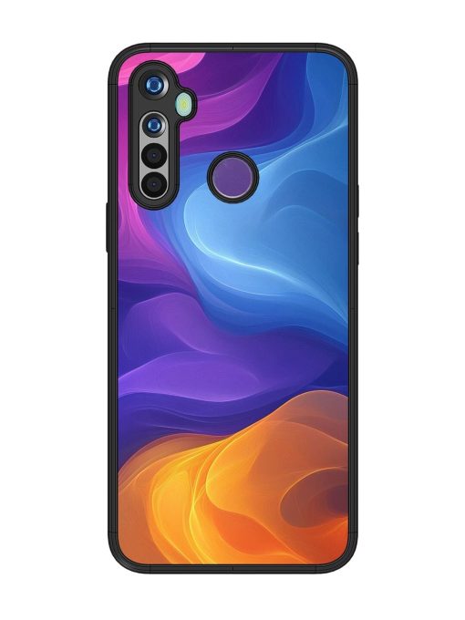 Cosmic Currents Glossy Soft Edge Case for Realme 5 Chachhi