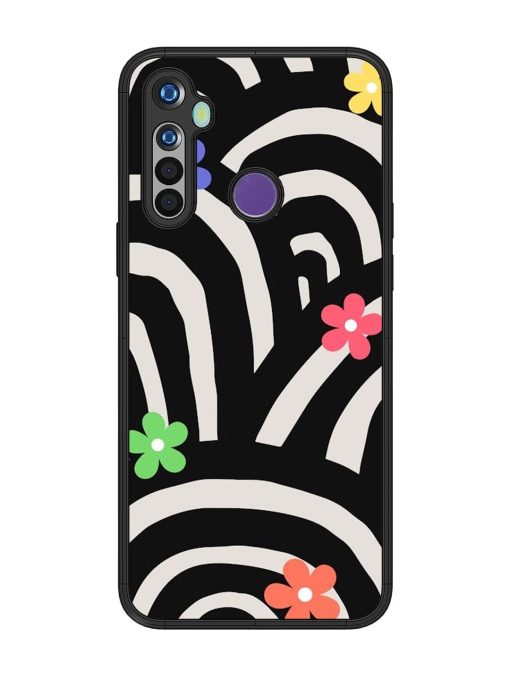 Rainbow Arcs Glossy Soft Edge Case for Realme 5 Chachhi