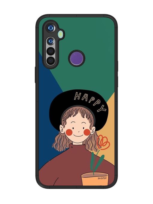 Happy Momo Glossy Soft Edge Case for Realme 5 Chachhi