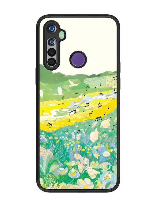 Melody In Bloom Glossy Soft Edge Case for Realme 5 Chachhi