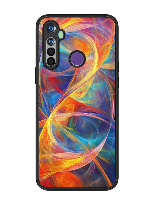 Cosmic Currents Glossy Soft Edge Case for Realme 5 Chachhi