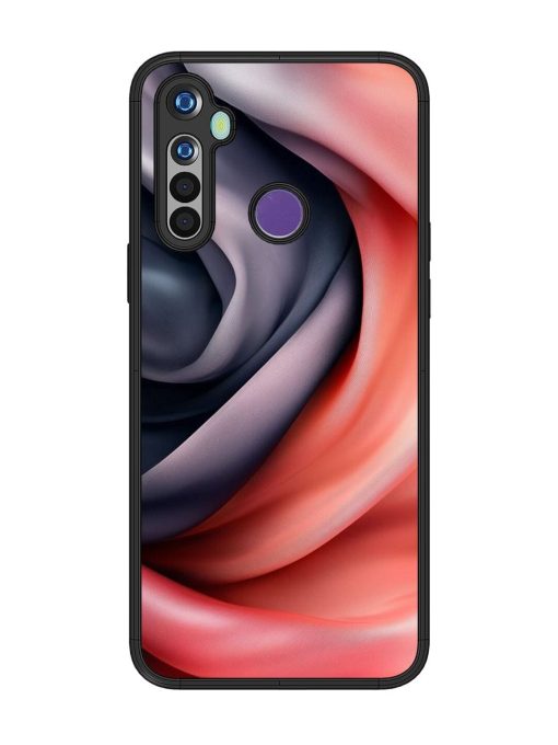 Swirling Silk Glossy Soft Edge Case for Realme 5 Chachhi