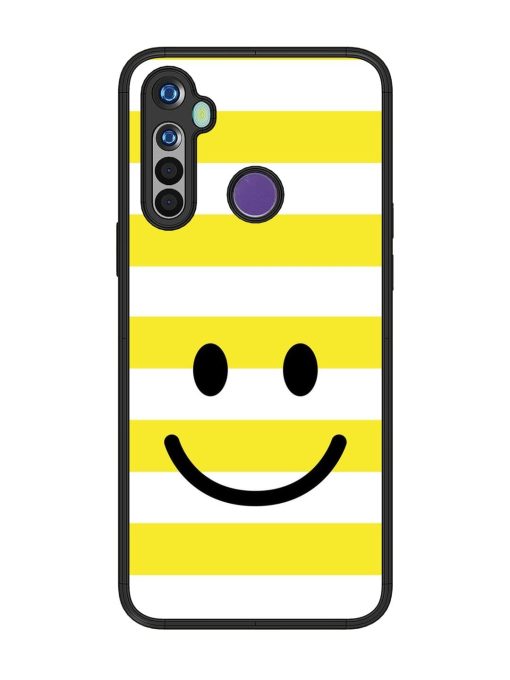 Smiling Stripes Glossy Soft Edge Case for Realme 5 Chachhi