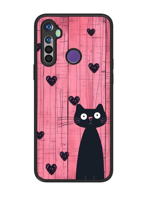 Feline Valentine'S Day Glossy Soft Edge Case for Realme 5 Chachhi