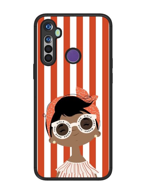 Girls Just Wanna Have Fun Glossy Soft Edge Case for Realme 5 Chachhi