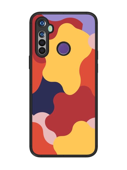 Gooey Color Chaos Glossy Soft Edge Case for Realme 5 Chachhi