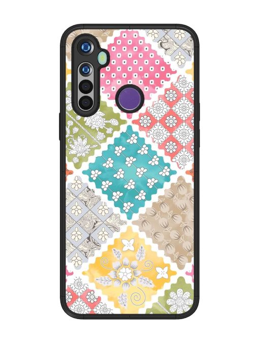 Patchwork Dreamscape Glossy Soft Edge Case for Realme 5 Chachhi