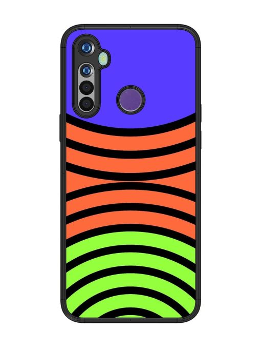 Psychedelic Stripe Symphony Glossy Soft Edge Case for Realme 5 Chachhi