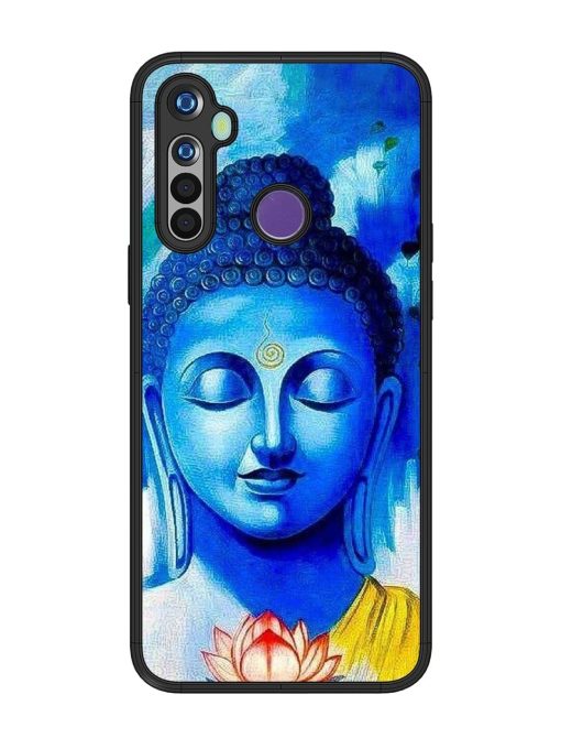 Serene Buddha With Lotus Glossy Soft Edge Case for Realme 5 Chachhi