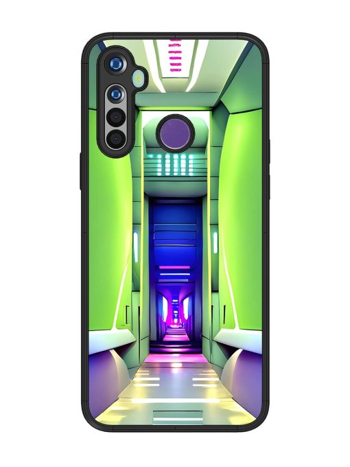 Neon Corridor Glossy Soft Edge Case for Realme 5 Chachhi