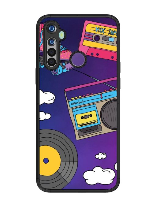 Retro Vibes Glossy Soft Edge Case for Realme 5 Chachhi