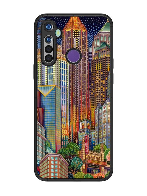 Neon Nightscape Glossy Soft Edge Case for Realme 5 Chachhi