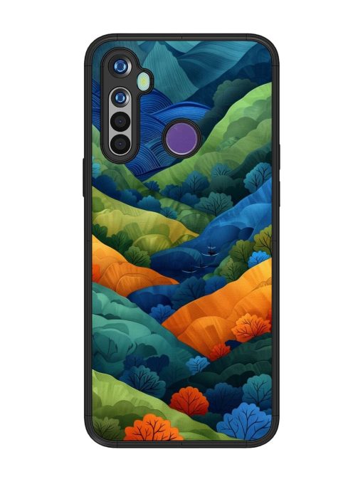 Serene Summits Glossy Soft Edge Case for Realme 5I Chachhi