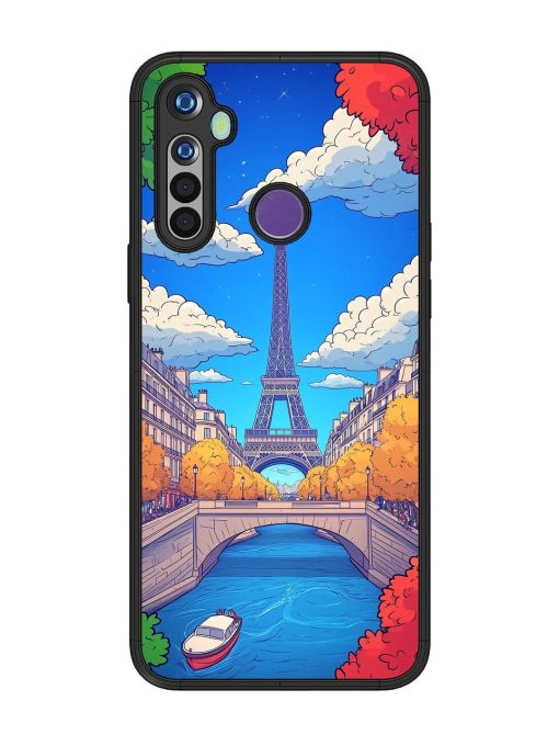 Parisian Panorama Glossy Soft Edge Case for Realme 5I Chachhi