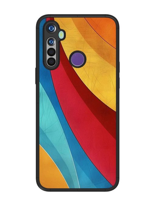 Curving Canvas Glossy Soft Edge Case for Realme 5I Chachhi