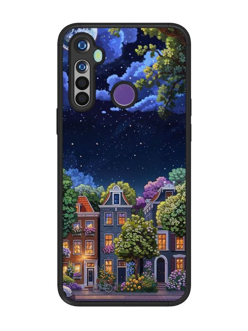 Moonlit Streets Glossy Soft Edge Case for Realme 5I Chachhi