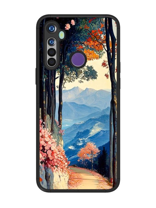 Mountainside Serenity Glossy Soft Edge Case for Realme 5I Chachhi