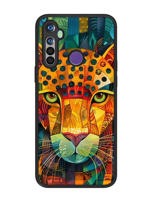 Mosaic Majesty Glossy Soft Edge Case for Realme 5I Chachhi