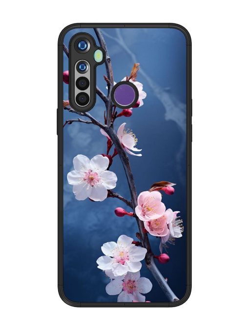 Delicate Blossoms Glossy Soft Edge Case for Realme 5I Chachhi