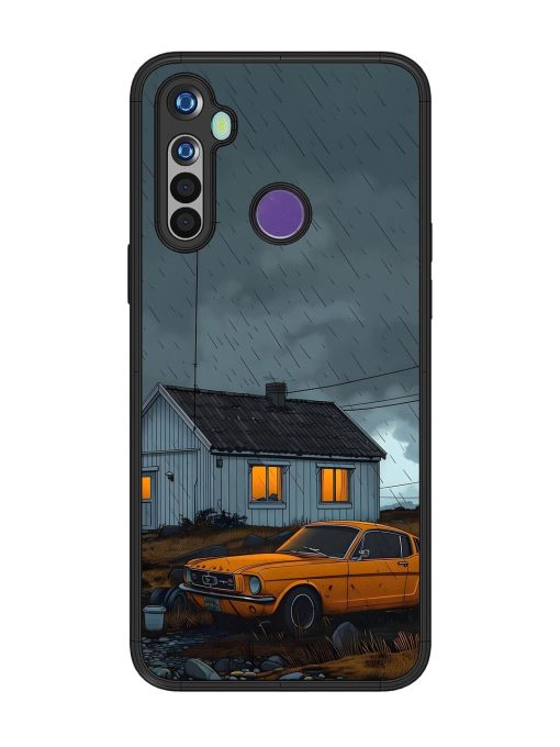 Rainy Day Retreat Glossy Soft Edge Case for Realme 5I Chachhi